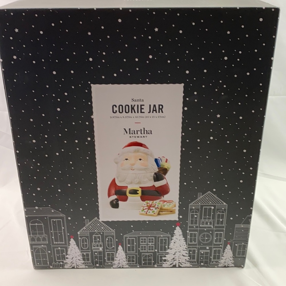 Martha Stewart Collection Santa Cookie Jar